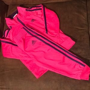 Toddler Girls Addidas Track Suit